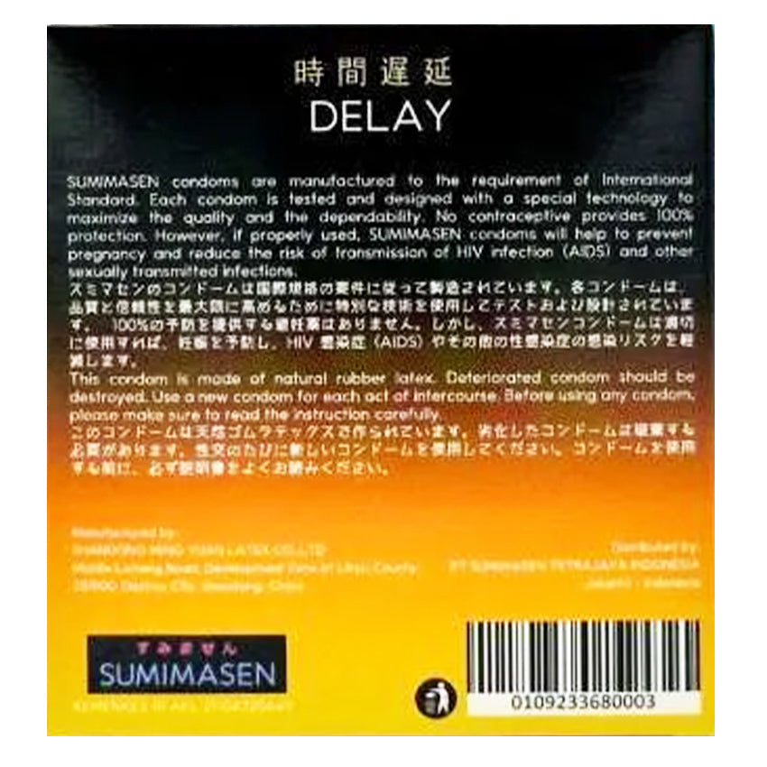 Sumimasen Kondom Delay - 3 Pcs