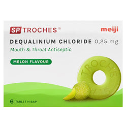 Gambar SP Troches Tablet Infeksi Mulut & Tenggorokan Rasa Melon - 6 Tablet Obat