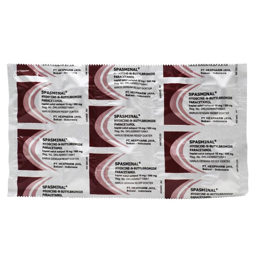 Gambar Spasminal Obat Pereda Nyeri - 10 Tablet Jenis Obat