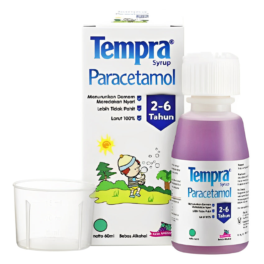 Tempra Sirup Obat Demam Anak Rasa Anggur - 60 mL