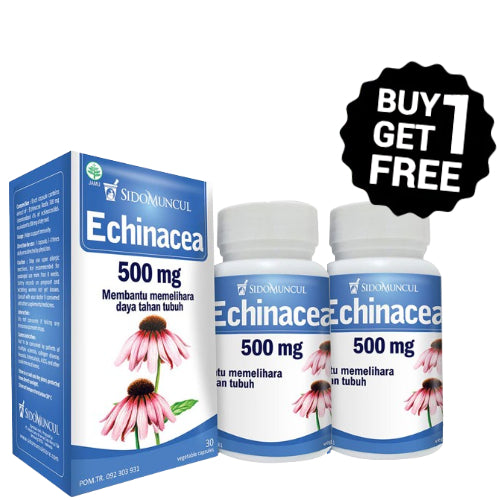 Sidomuncul Herbal Echinacea Suplemen Kesehatan - 30 Tablet - BUY 1 GET 1 FREE