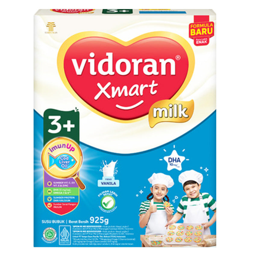 Vidoran Xmart 3+ Imun Up Susu Formula Rasa Vanilla - 925 gr
