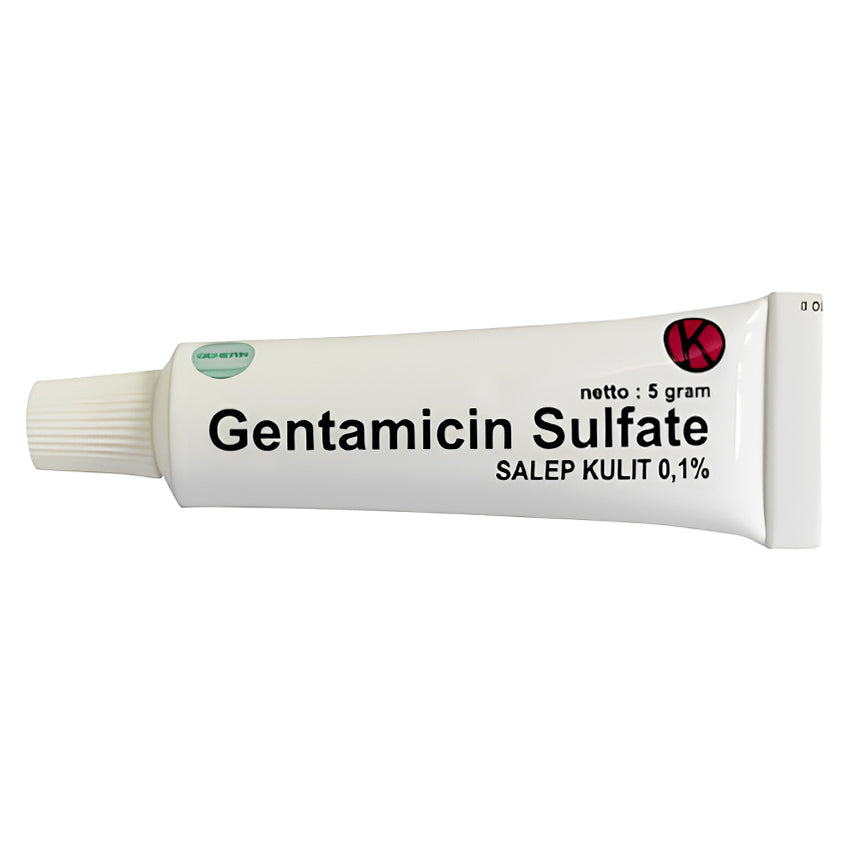 Gentamicin 0.1% Salep Infeksi Kulit - 5 gr