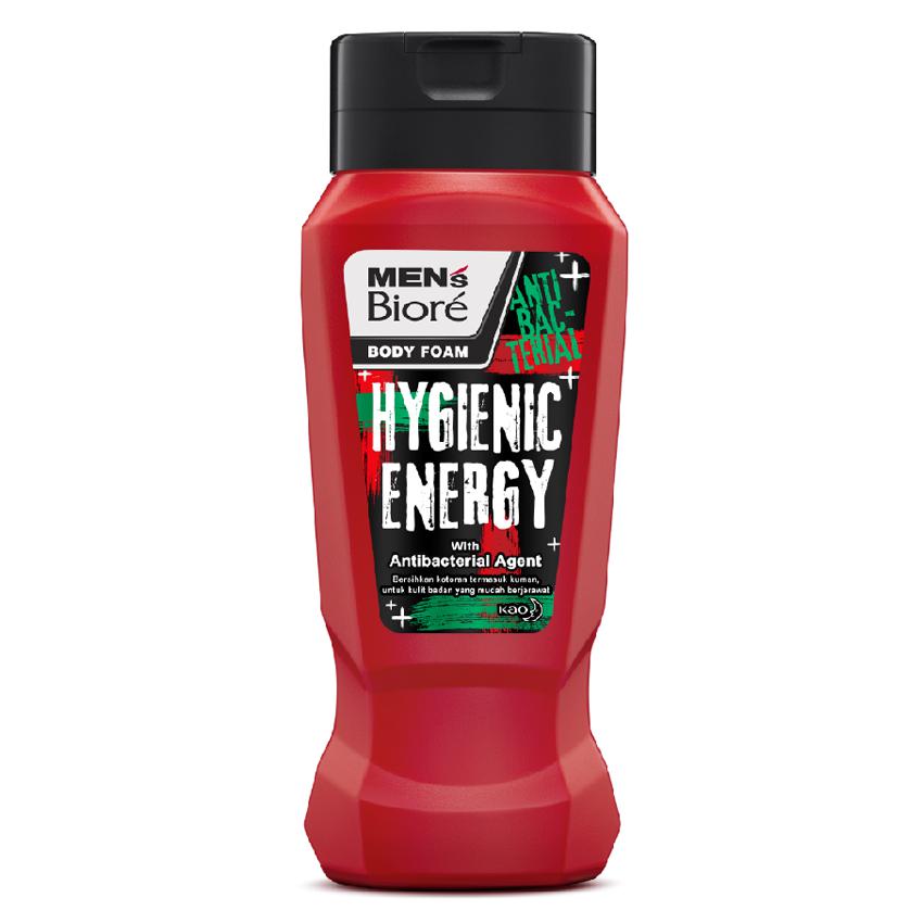Gambar Men's Biore Hygienic Energy Body Foam Bottle - 250 mL Jenis Perawatan Tubuh