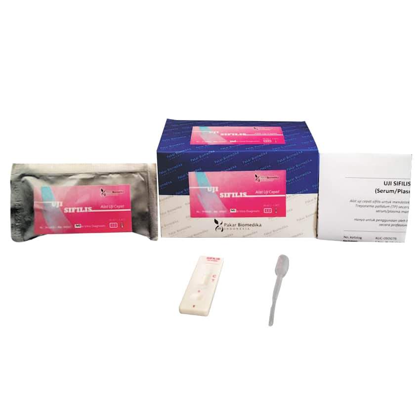 Gambar Uji Alat Tes Sifilis Box - 10 Pcs Jenis Tes Penyakit Menular Seksual