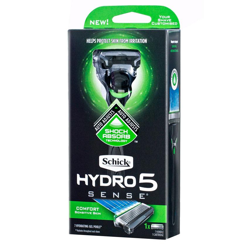 Gambar Schick Hydro 5 Sense Comfort Kit - 1 Razor Jenis Peralatan Cukur