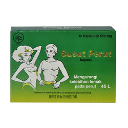 Gambar Susut Perut - 12 Kapsul Obat Pelangsing