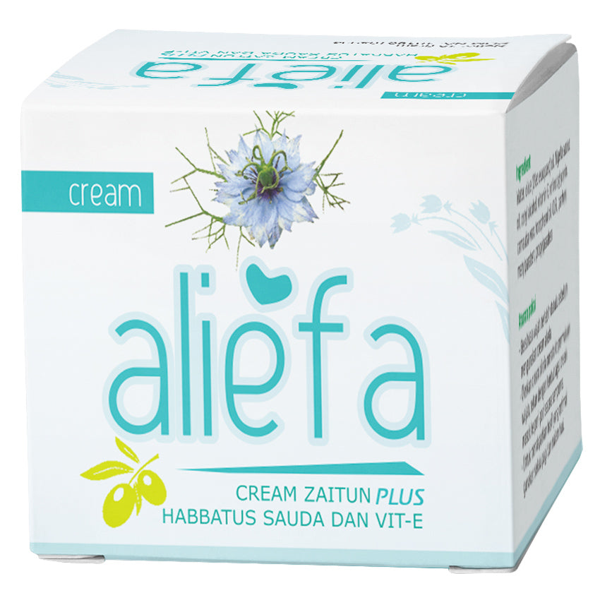 Aliefa Cream Zaitun Plus Habbatus Sauda & Vitamin E - 15 gr