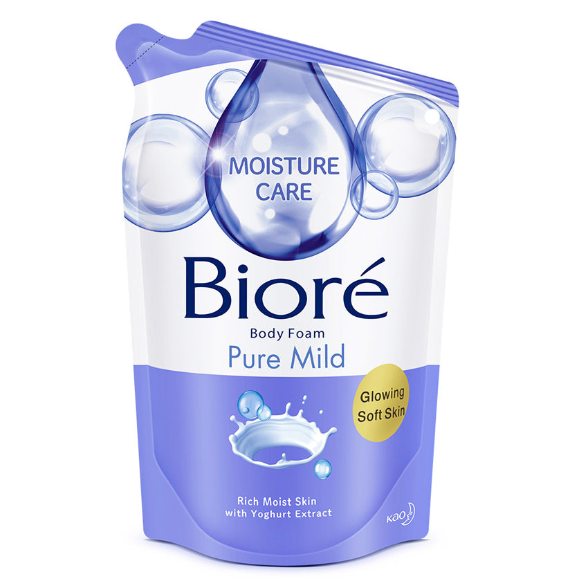 Gambar Biore Beauty Body Foam Pure Mild Pouch - 450 mL Jenis Perawatan Tubuh