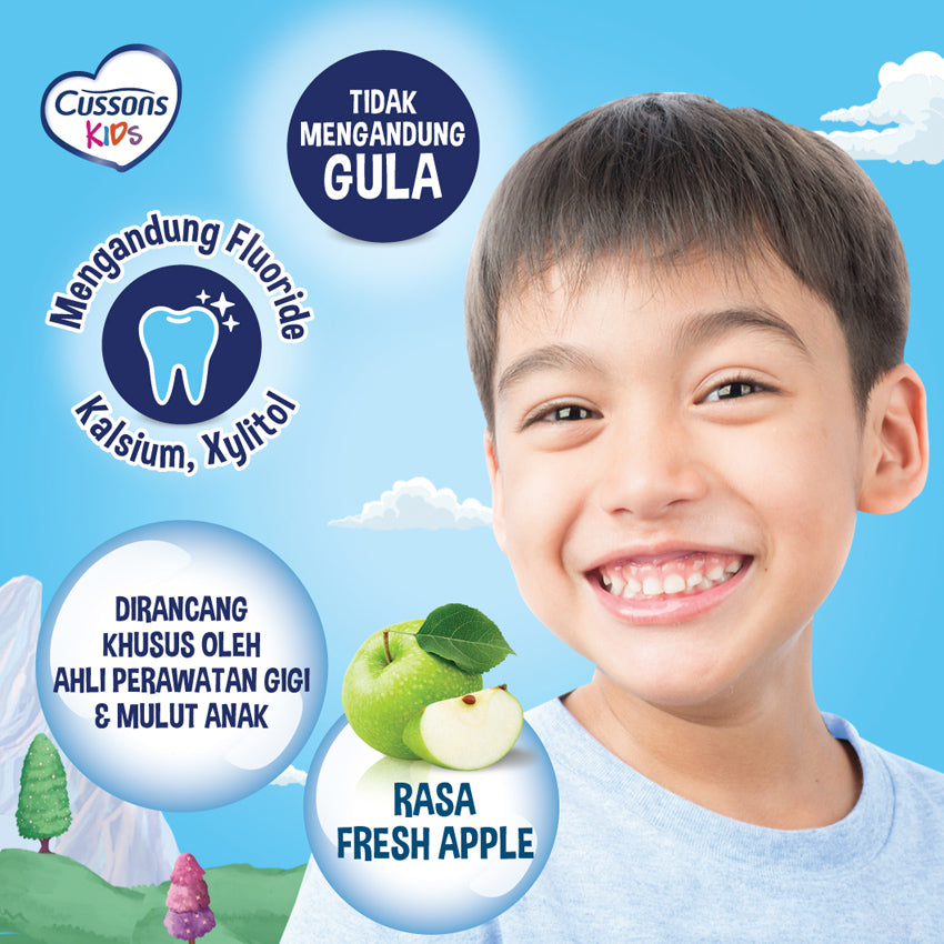 Gambar Cussons Kids Pasta Gigi Dragon Fresh Apple - 45gr Jenis Perlengkapan Bayi & Anak
