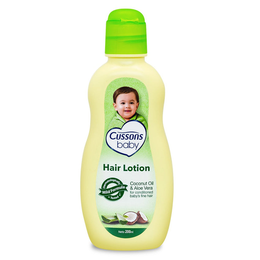 Cussons Baby Hair Lotion Coconut Oil & Aloe Vera - 200 mL