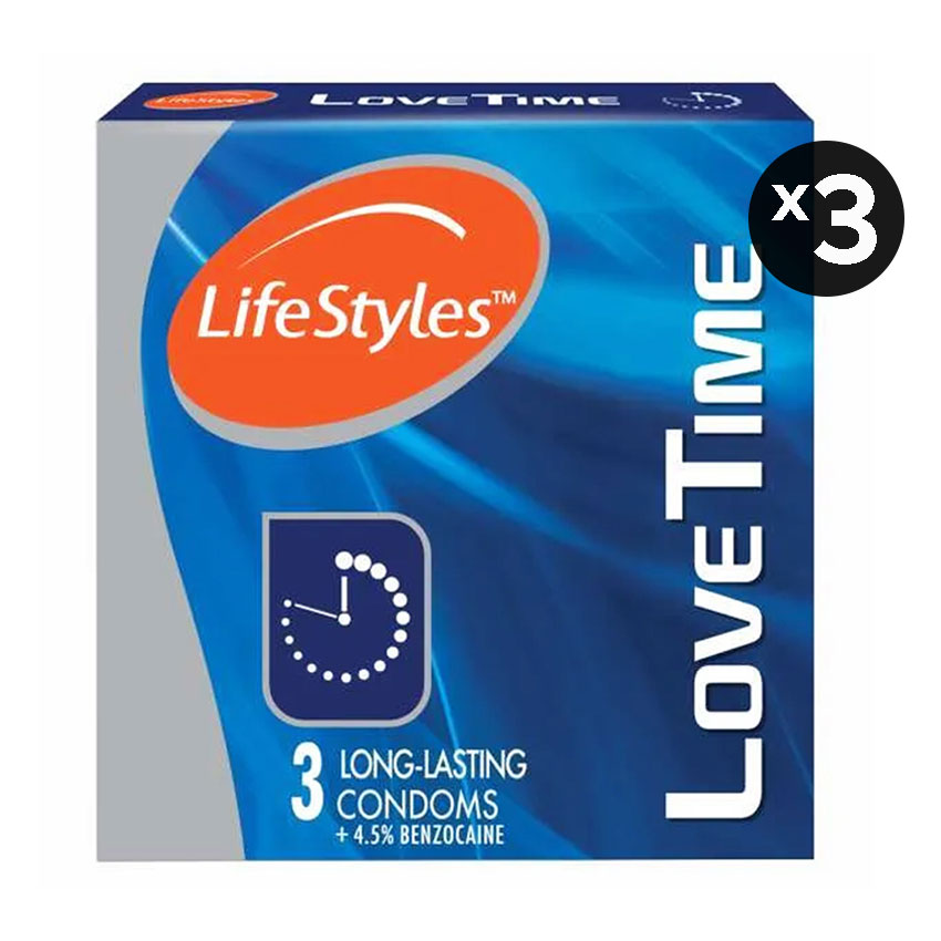 LifeStyles Kondom Love Time - 3 Pcs (3 Box)