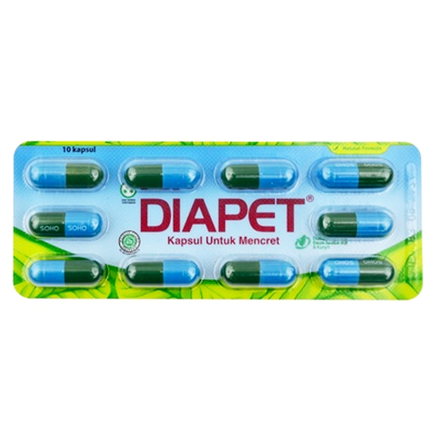 Diapet Kapsul Untuk Mencret - 10 Kapsul