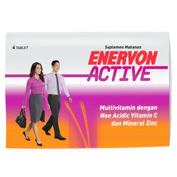 Gambar Enervon Active Multivitamin - 4 Tablet Suplemen Kesehatan