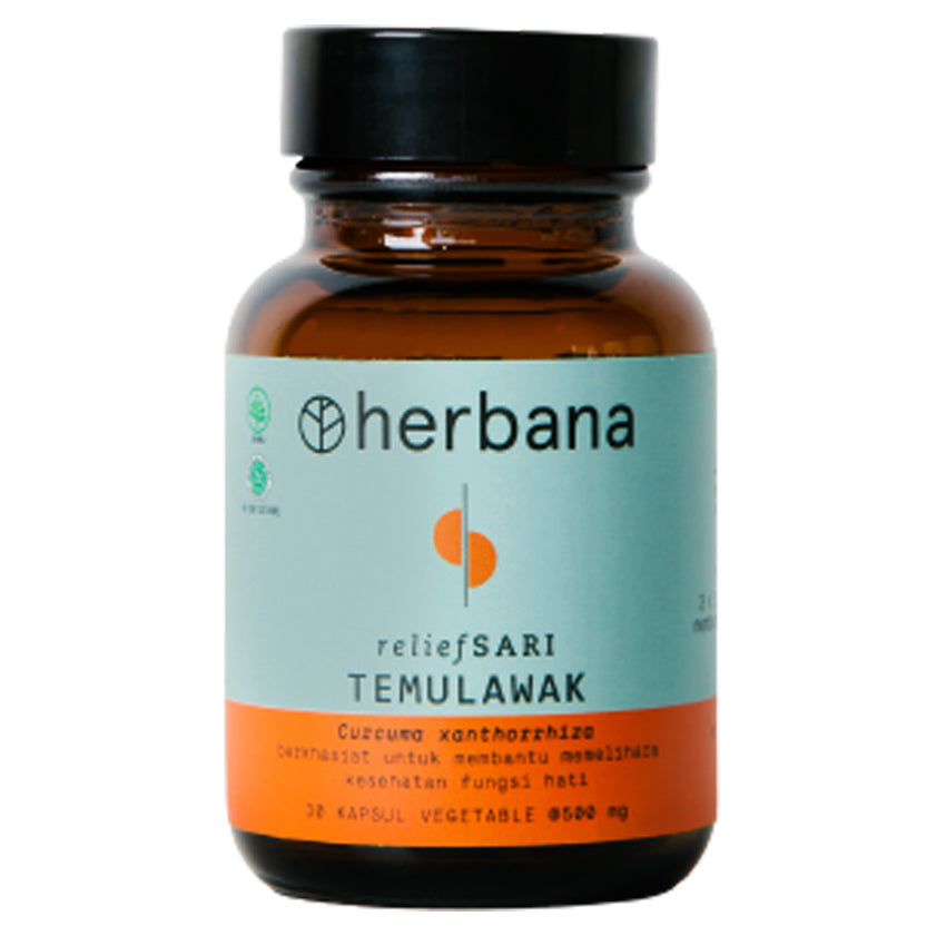 Herbana Relief Sari Temulawak - 30 Kapsul
