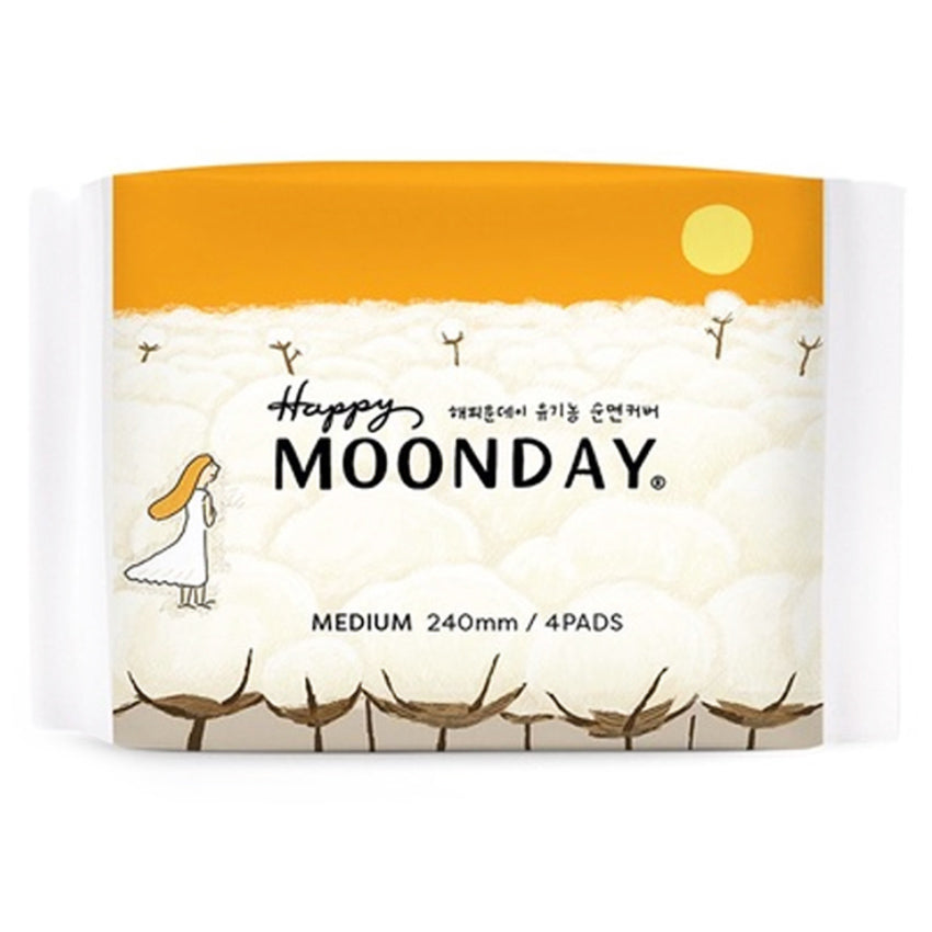 Gambar Happy Moonday Pembalut Organik Medium 24 cm - 4 Pads Jenis Perawatan Ms V