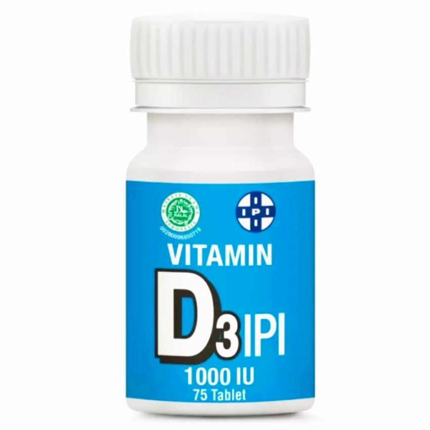 Gambar IPI Vitamin D3 1000 IU -75 Tablet Jenis Kesehatan