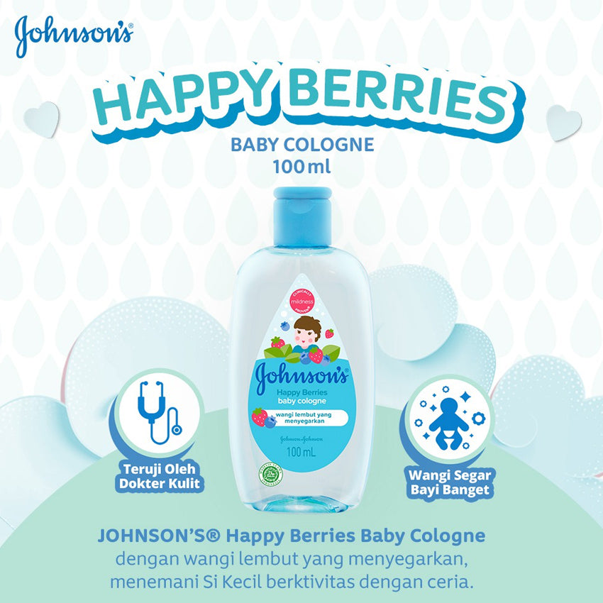 Johnson's Baby Cologne Happy Berries - 100 mL