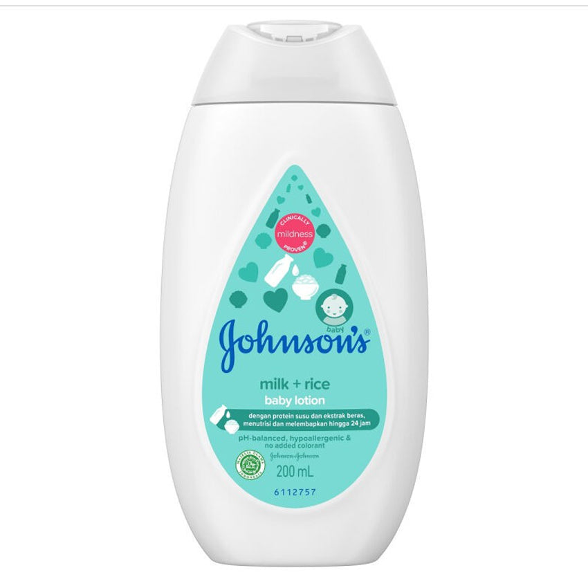 Johnson's Baby Lotion Milk & Rice - 200 mL