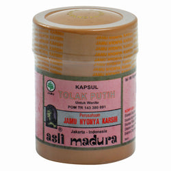 Gambar Jamu Nyonya Karsih Tolak Putih - 100 Kapsul Suplemen Kesehatan