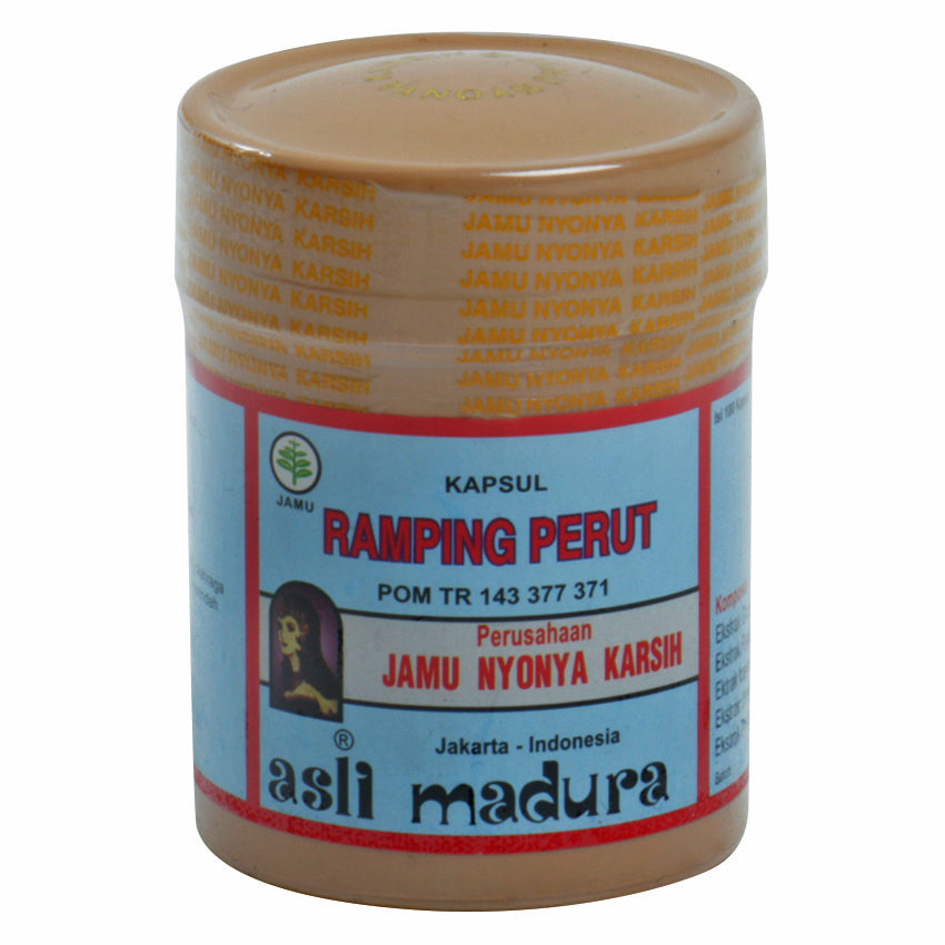 Gambar Jamu Nyonya Karsih Ramping Perut - 100 Kapsul Jenis Obat Pelangsing