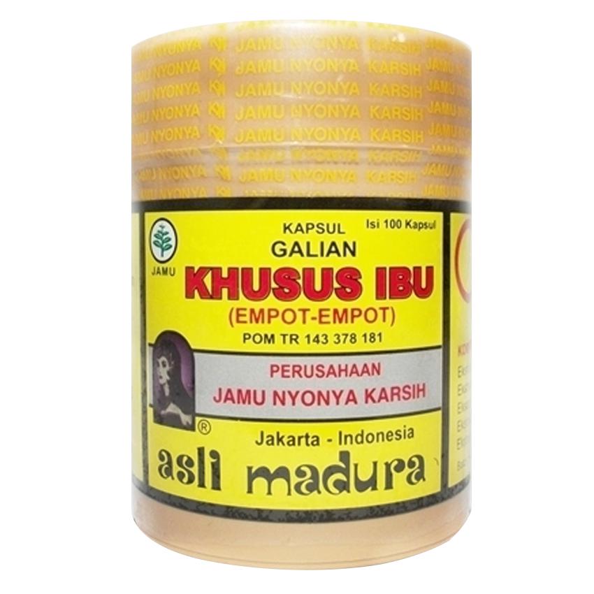 Gambar Jamu Nyonya Karsih Galian Empot - Empot - 100 Kapsul Jenis Perawatan Ms V
