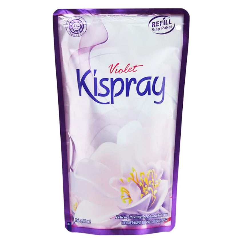 Kispray Violet Pewangi & Pelicin Pakaian Pouch - 280 mL