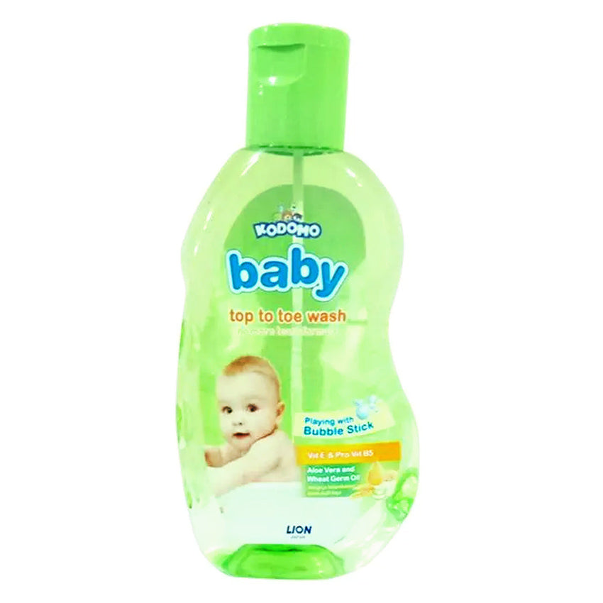 Gambar Kodomo Top To Toe Baby Wash Bottle - 200 mL Perlengkapan Bayi & Anak