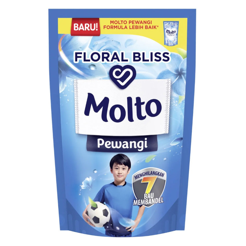 Gambar Molto Floral Bliss Blue Pelembut & Pewangi Pakaian Pouch - 780 mL Jenis Perlengkapan Rumah