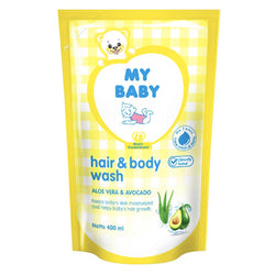 Gambar My Baby Hair & Body Wash Aloe Vera & Avocado Pouch - 400 mL Perlengkapan Bayi & Anak