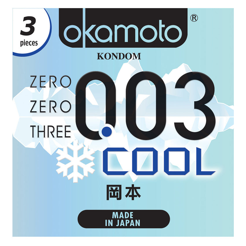 Okamoto Kondom Cool - 3 Pcs