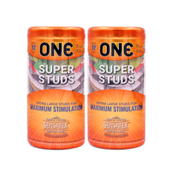 Gambar ONE® Kondom Super Studs 12 Pcs - 2 Box Kondom
