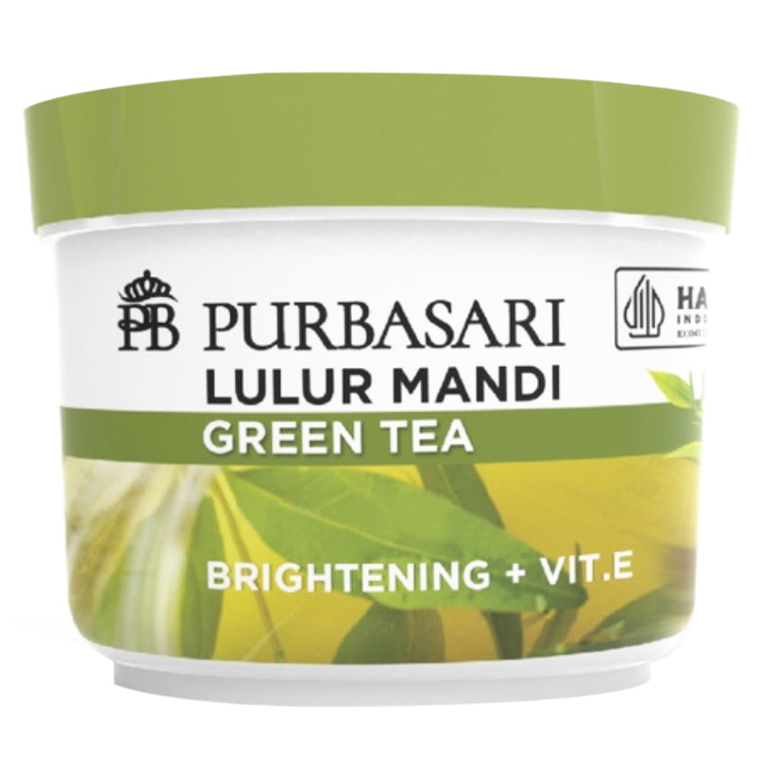 Gambar Purbasari Lulur Mandi Green Tea Brightening  Vit E - 100 gr Perawatan Tubuh