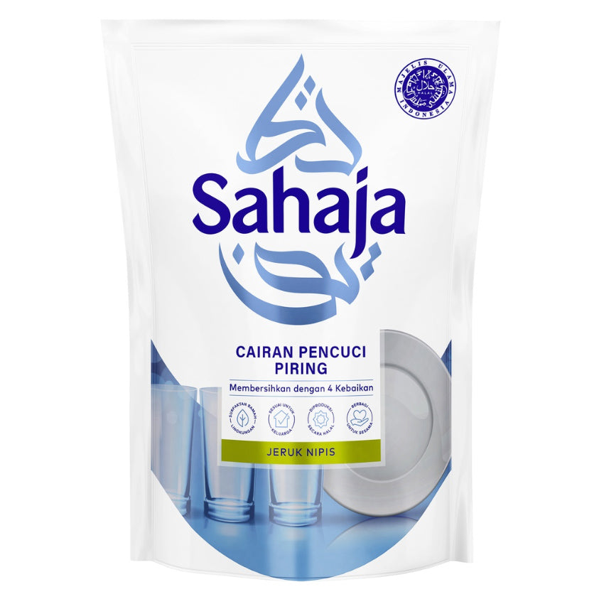 Gambar Sahaja Cairan Pencuci Piring Jeruk Nipis Pouch - 720 mL Jenis Perlengkapan Rumah