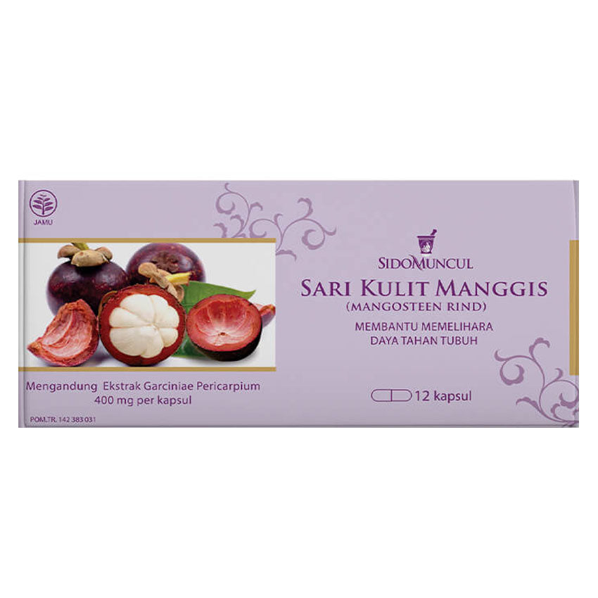 Sidomuncul Herbal Sari Kulit Manggis - 12 Kapsul