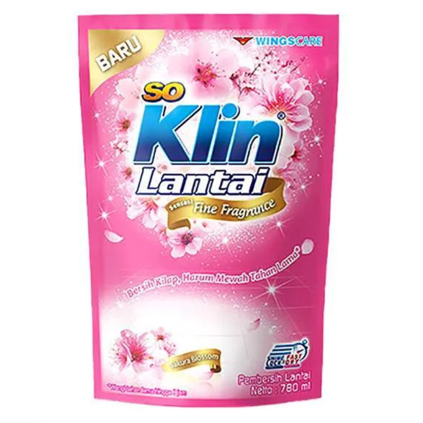 So Klin Lantai Sakura Blossom Pouch - 780 mL