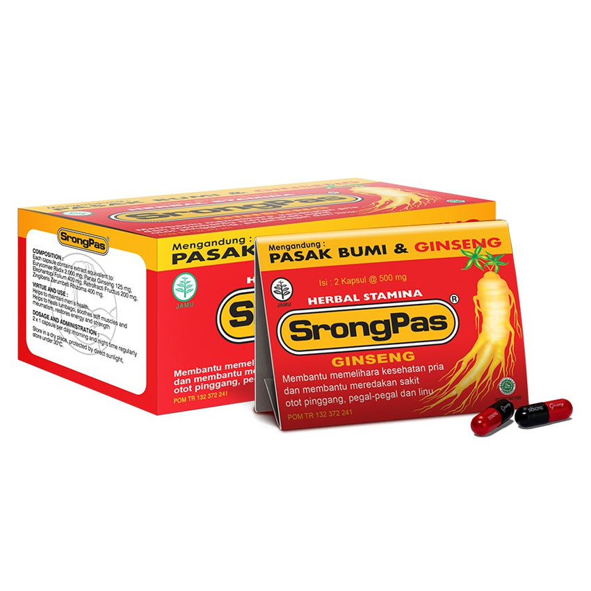 Gambar Srongpas Ginseng Tablet - 20 Stamina Tubuh