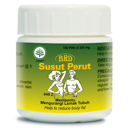 Gambar Susut Perut - 100 Pil Obat Pelangsing