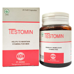 Gambar Testomin 1700 mg Botol - 20 Softgel Obat Kuat