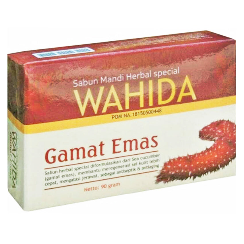 Gambar Wahida Sabun Mandi Herbal Spesial Gamat Emas - 90 gr Jenis Perawatan Tubuh