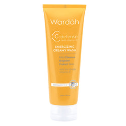 Gambar Wardah C-Defense Energizing Creamy Wash - 100 mL Perawatan Wajah