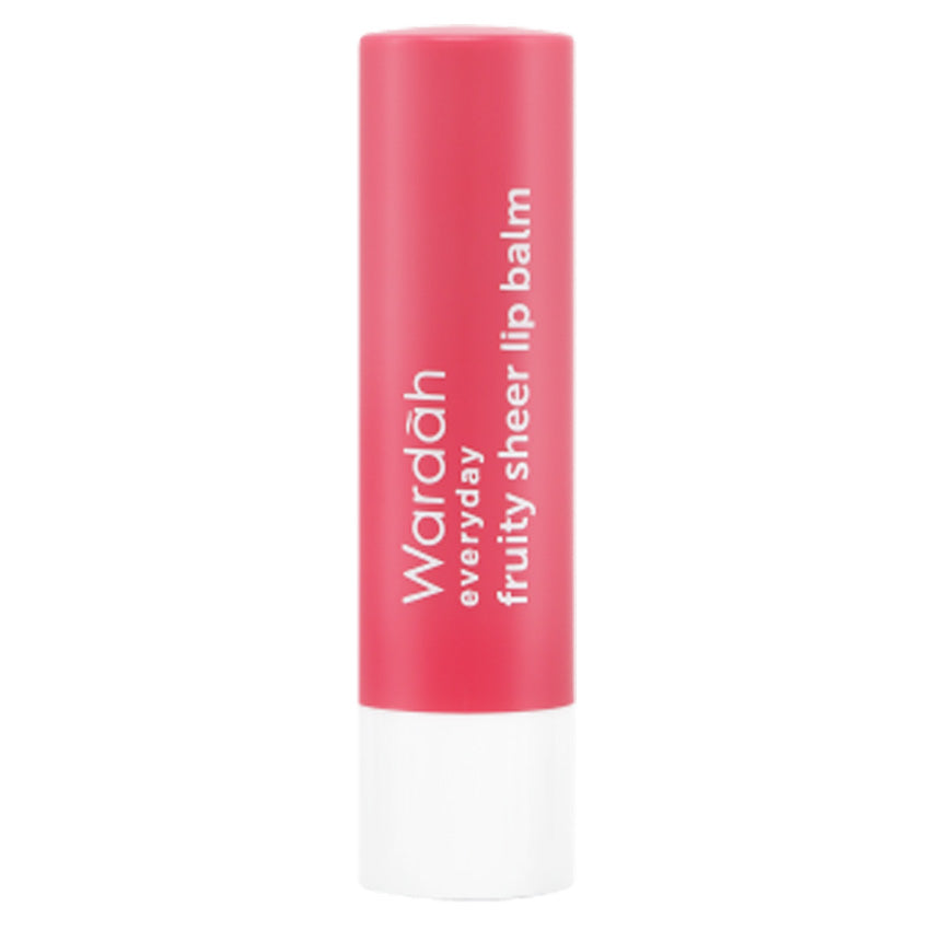 Wardah Everyday Fruity Sheer Lip Balm Strawberry - 4 gr