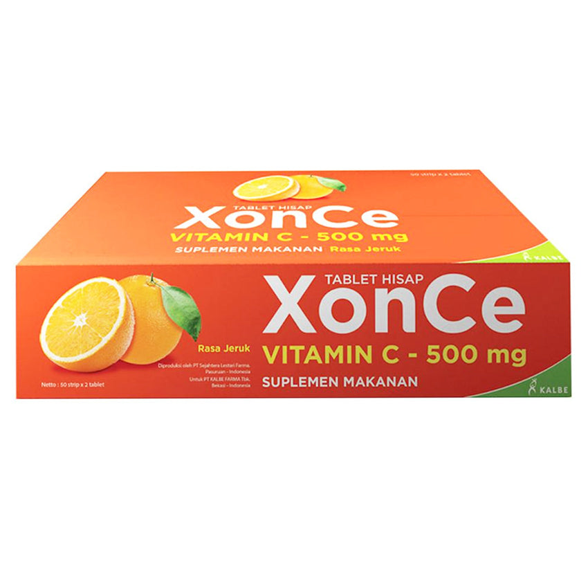 Xonce Tablet Hisap Vitamin C 500 mg - 100 Tablet