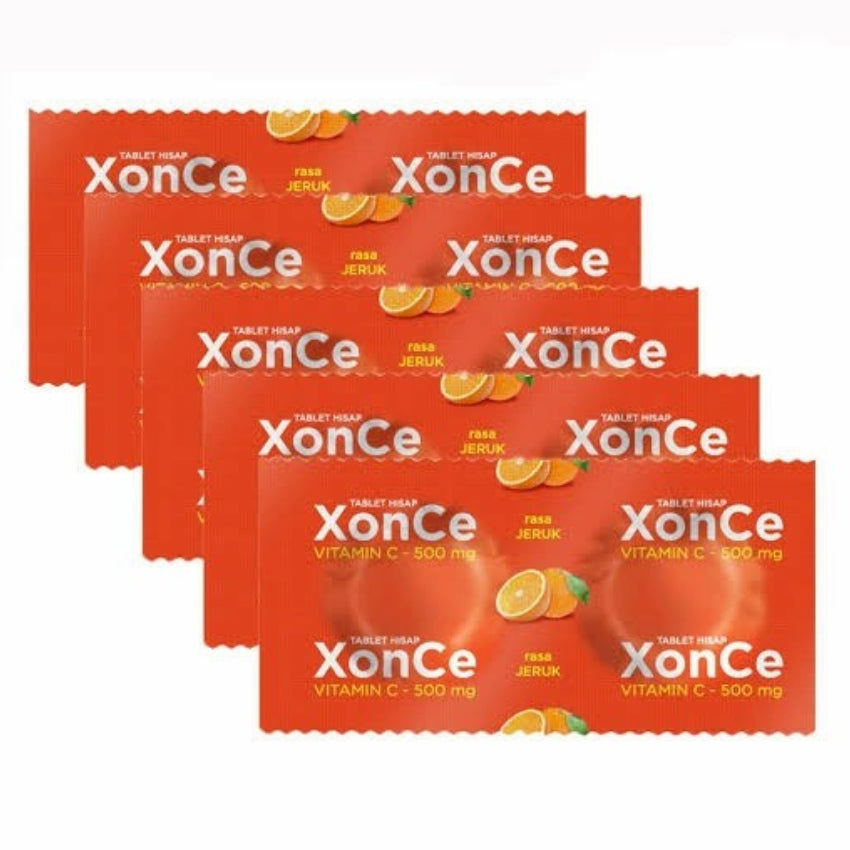 Gambar Xonce Tablet Hisap Vitamin C 500 mg - 10 Tablet Jenis Suplemen Kesehatan