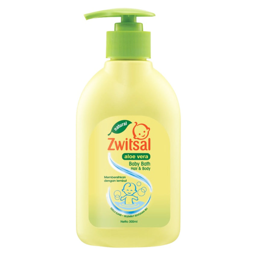Zwitsal Baby Aloe Vera Hair & Body Bottle - 300 mL
