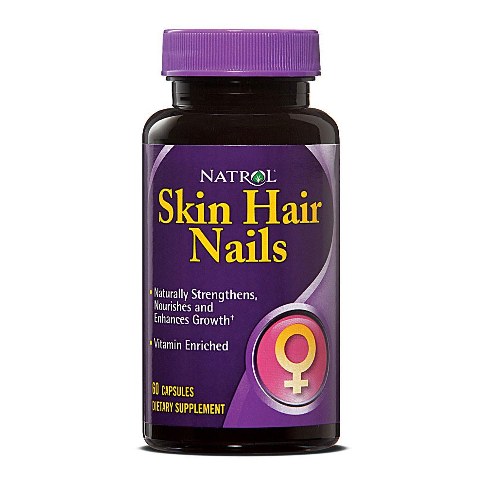 Gambar Natrol Skin, Hair and Nails Formula Kapsul - 60 Jenis Kesehatan Kulit