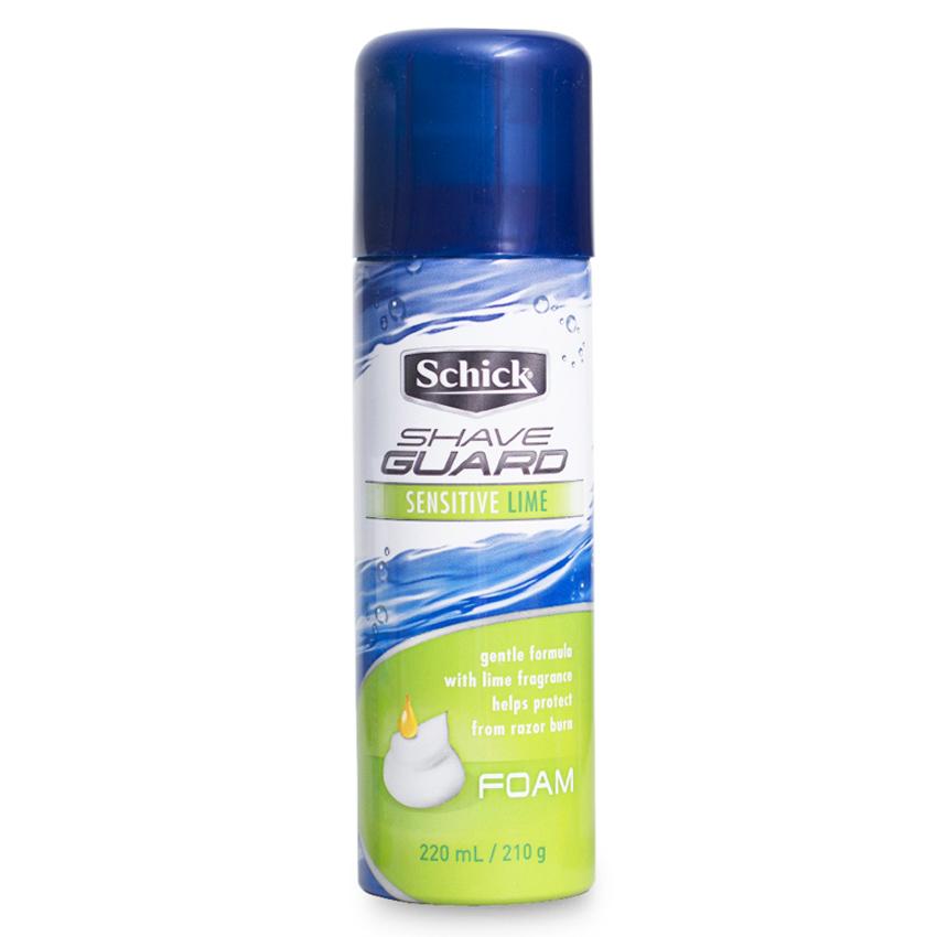 Gambar Schick Shave Guard Foam Sensitive Lime - 210 gr Jenis Peralatan Cukur