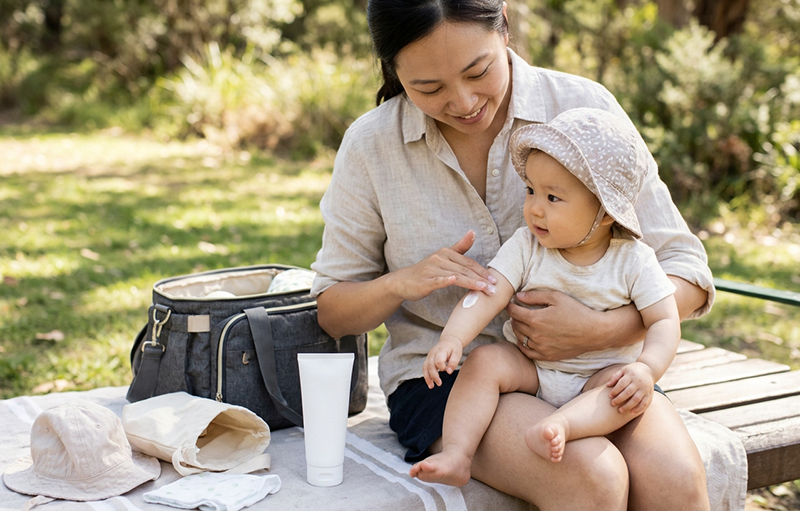 Sunscreen untuk Bayi: Usia Aman, Pilihan SPF, dan Cara Pakai