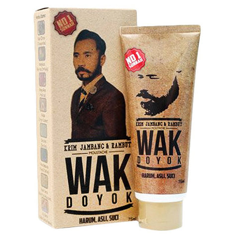Gambar Tampil Jantan dengan Krim Penumbuh Jenggot dari Wak Doyok!