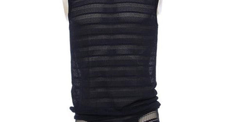 Gambar Tunjukkan Lekuk Otot Dada Anda dengan Tommy Singlet Fishnet